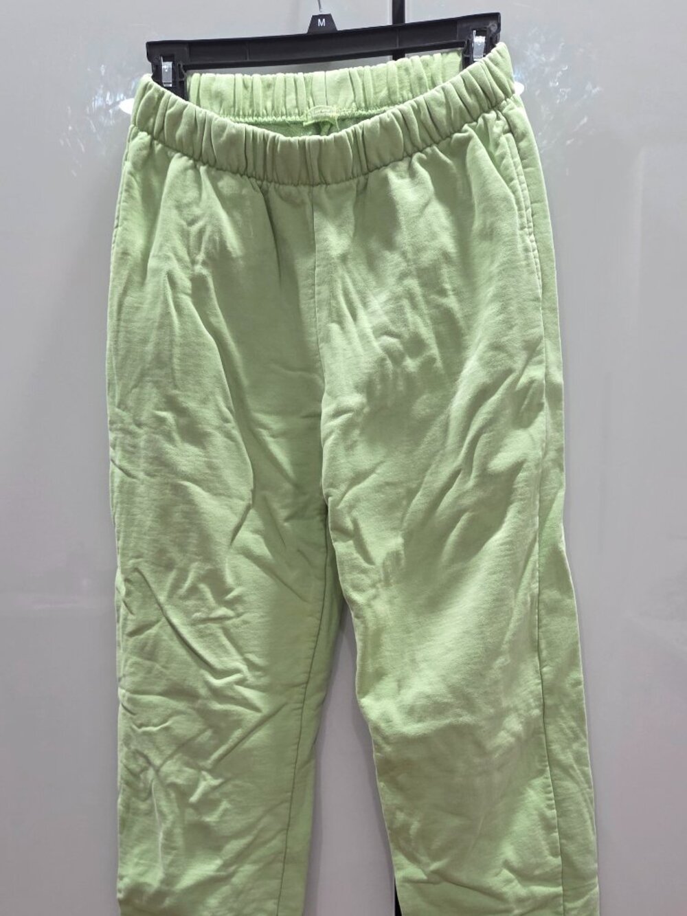John Galt (Brandy Melville) Sweatpants in a vibrant lime/pistachio green